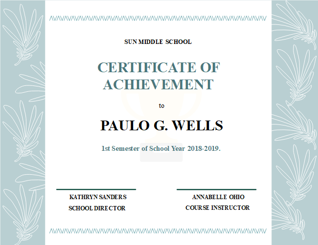 student-achievement-certificate-free-student-achievement-certificate