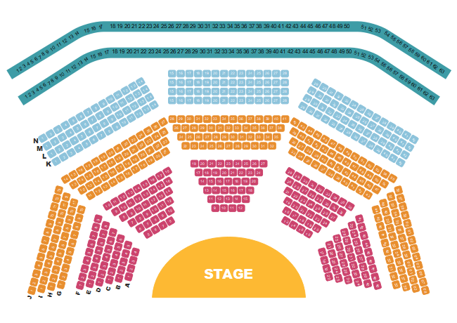 plan des sièges du théâtre