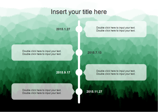 history timeline template in powerpoint