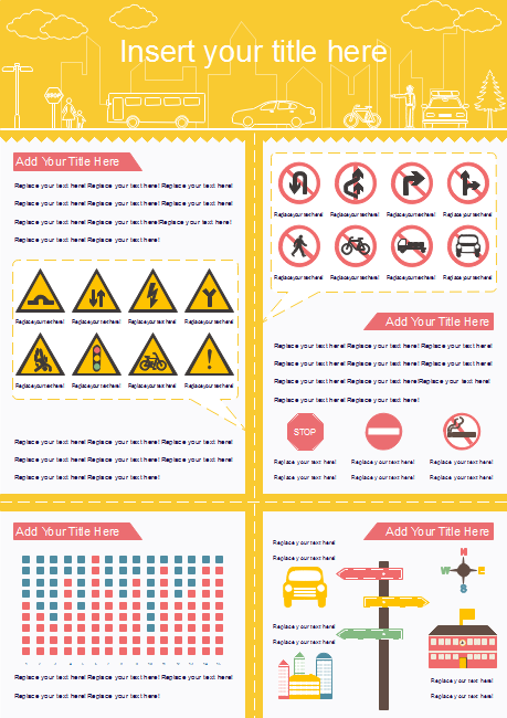 Infografía sobre las normas de tráfico