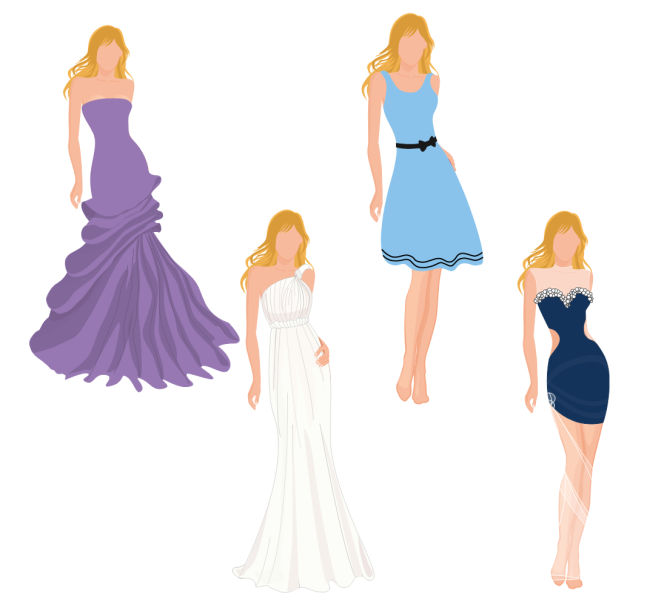 Dress Sketches  HandDrawing Dress Ideas Design Formal