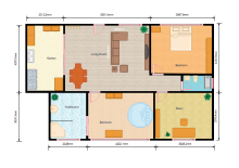 Main Bedroom Floor Plan