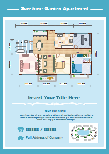Floor Plan Real Estate Flyer
