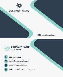 Black Jeans Background Business Card