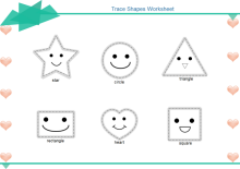 Trace Shapes Worksheet